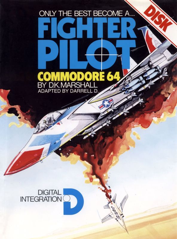 Fighter Pilot box art for Commodore 64